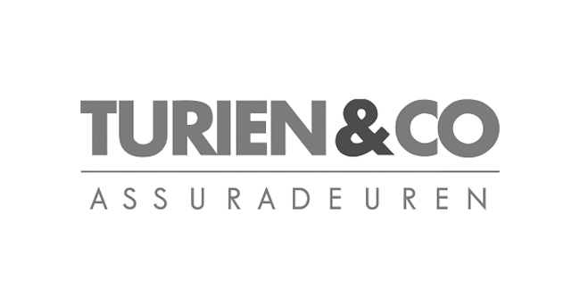 Turien logo zwart wit